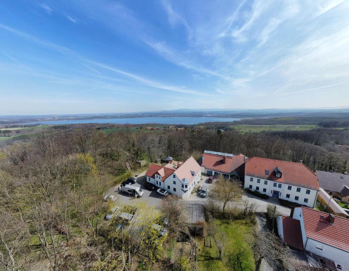 Markersdorf Hotel Kreuzbergbaude Beim Berzdorfer See Mit Wohlfuehl Sauna מראה חיצוני תמונה